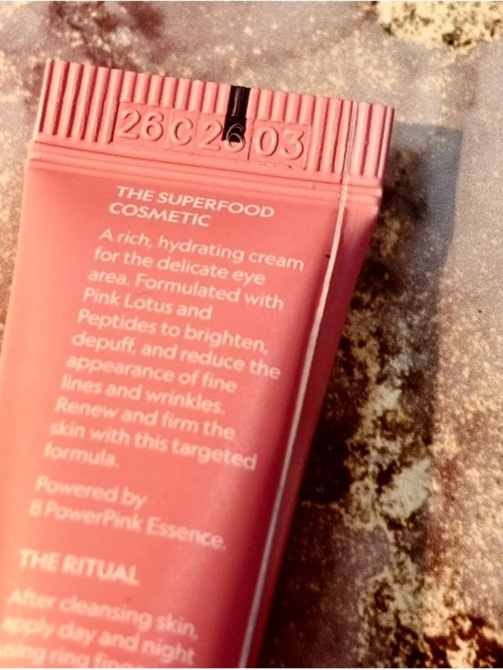 YENSA Beauty Pink Lotus Peptide Renewal Eye Cream